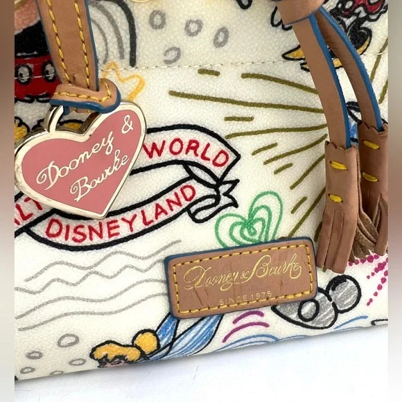 Dooney & Bourke Disney Sketch Tassel Tote - Picture 7 of 16